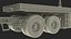 Freight Truck with Concrete Panel Semi Trailer Empty Rigged