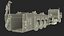 Freight Truck with Concrete Panel Semi Trailer Empty Rigged