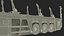 Freight Truck with Concrete Panel Semi Trailer Empty Rigged