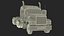 Freight Truck with Concrete Panel Semi Trailer Empty Rigged