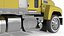 Freight Truck with Concrete Panel Semi Trailer Empty Rigged