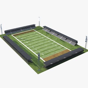 3D Football Stadium - High Detail model