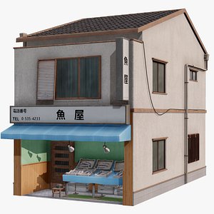 3D japanese houses model