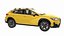 Subaru XV Crosstrek SUV 2020 Yellow Rigged for Cinema 4D