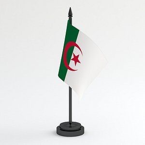 Table Flag Algeria 3D model
