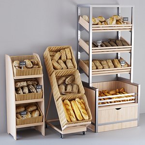 Bread display racks
