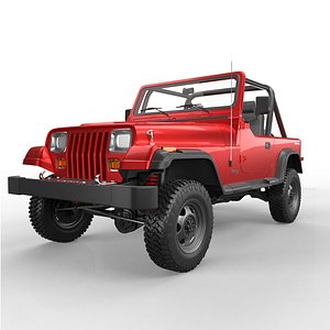 1990 jeep yj 3D