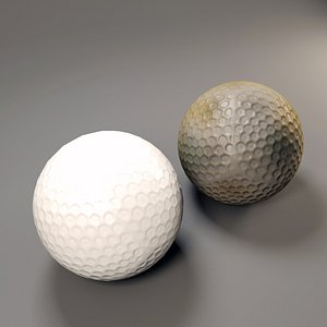 3d model of golf ball