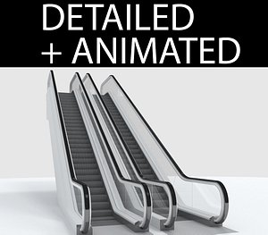 escalator 3d 3ds