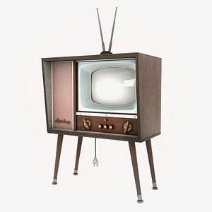 3D Retro TV From The Sixties