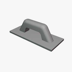 Wooden Handle Trowel - Geometry Only No Textures No Materials 3D model