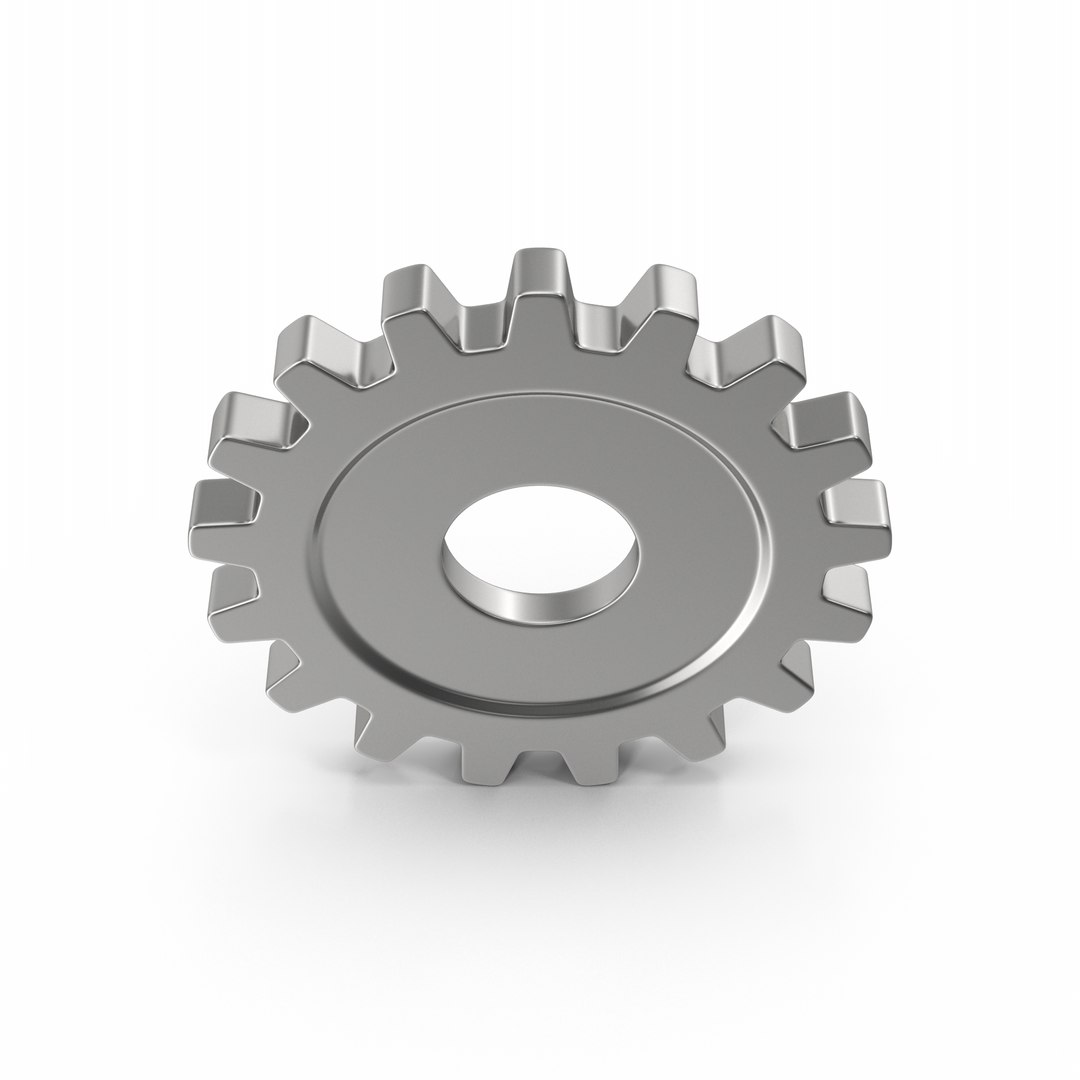 Silver Gear 3D - TurboSquid 1959103