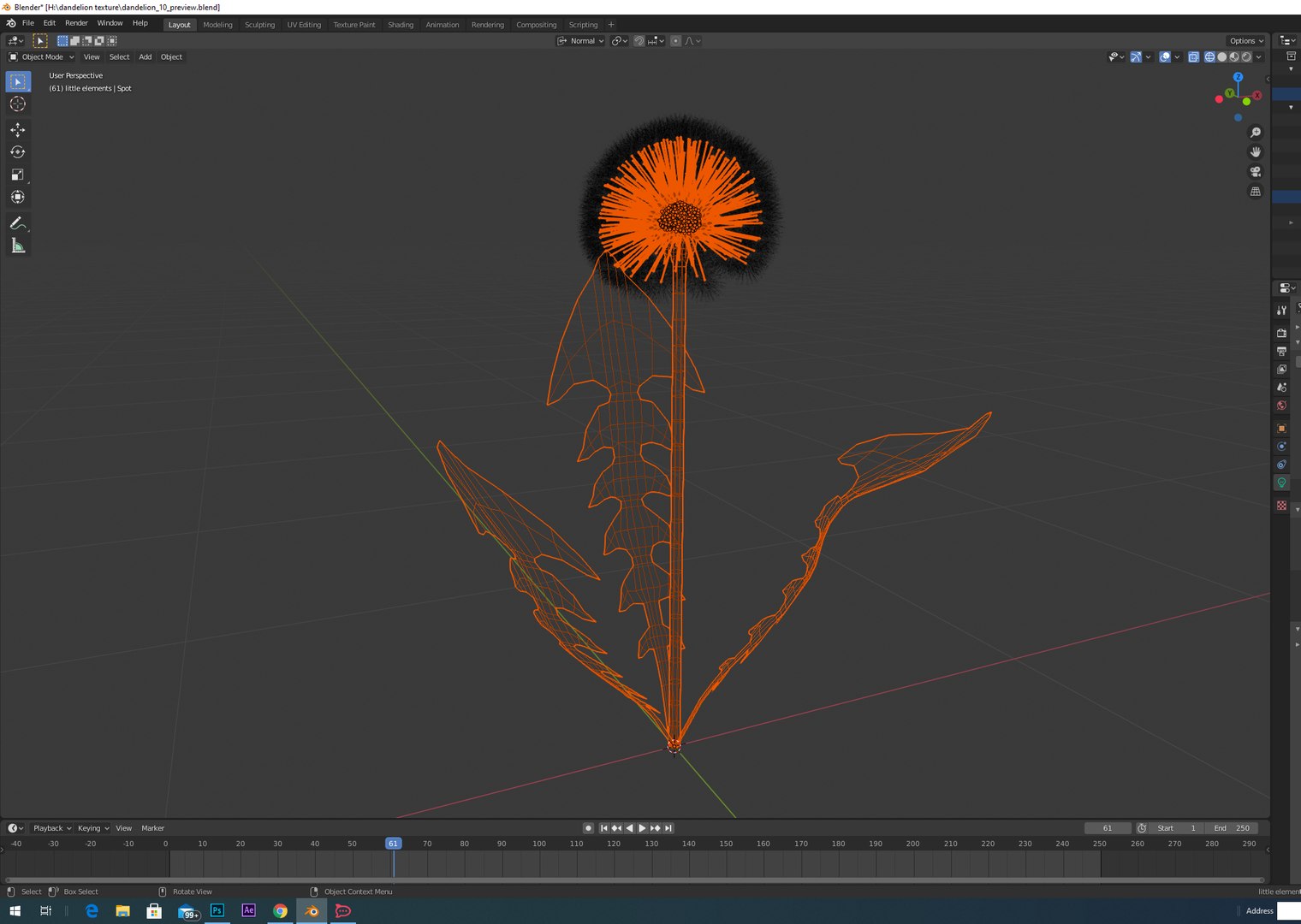 3D dandelion model https://p.turbosquid.com/ts-thumb/H8/jhnTZr/kH/11/png/1617967009/1920x1080/fit_q87/59d857bff534521d17181b5c46ae6cf2b97c2917/11.jpg