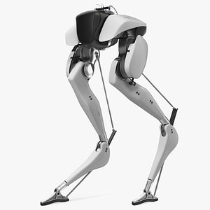 Delivery Robot Grey Rigged