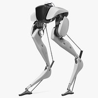 Delivery Robot Grey Rigged