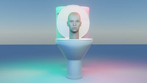 3D SKIBIDI BOP BOP YES YES TOILET RIGGED model