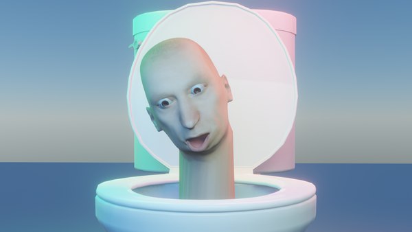 SKIBIDI BOP BOP 예 예 화장실 조작됨 3D 모델 - TurboSquid 2073949