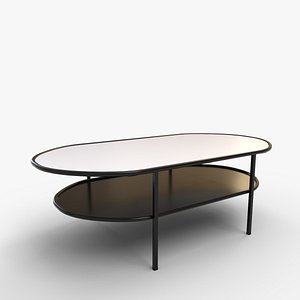 3D model Ayana Oval Coffee Table