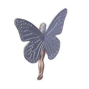 Butterfly Girl Kelebek Kiz Modeli 3D print model