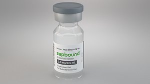 3D Zepbound Vial model