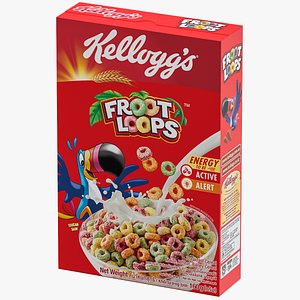 3D cereal s loops model