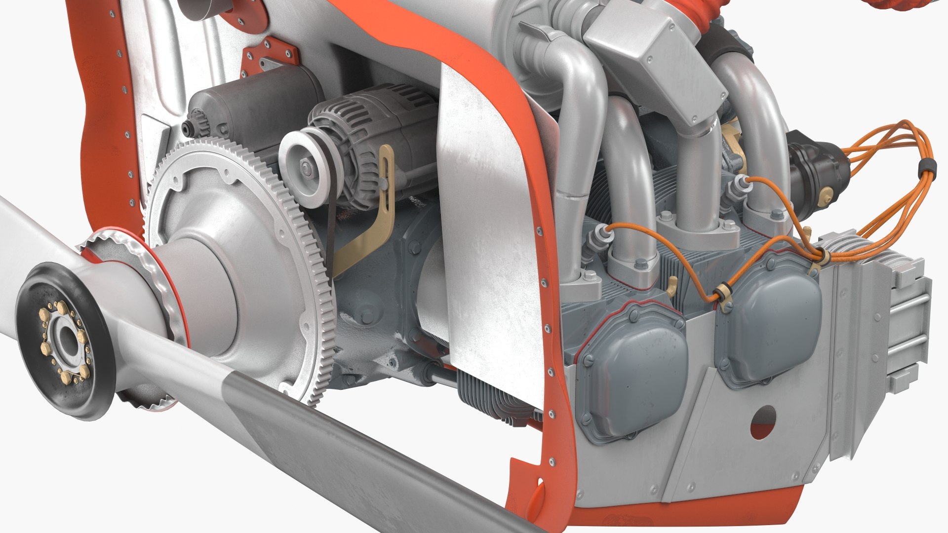 Lycoming O 320 Piston Aero Engine New 3D - TurboSquid 1987011