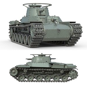 Type 97 Chi-Ha medium tank model