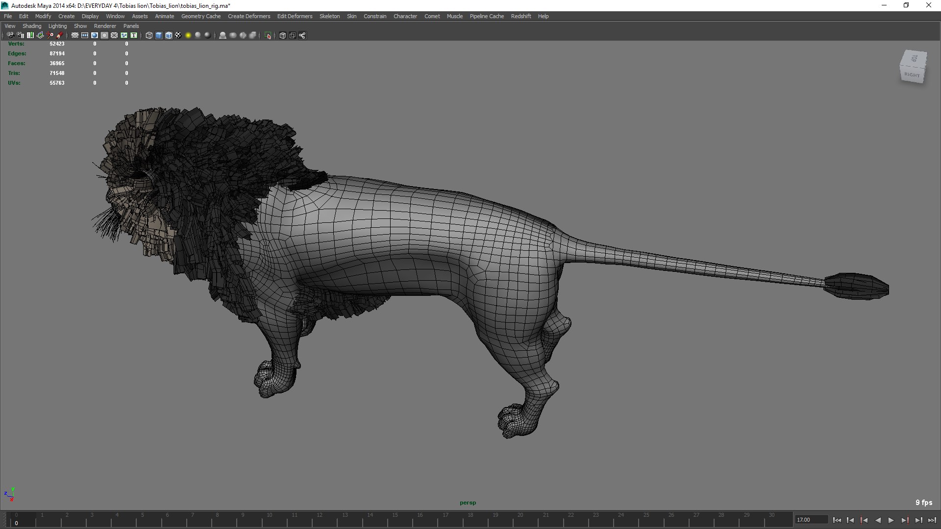 Free Tobias Lion Rig 3D - TurboSquid 1415806