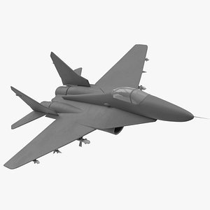 mig-29 fulcrum mig 29 3d model