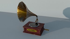 gramophone device electronics 3D
