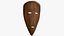 Maschera Congo Africano 2 Legno