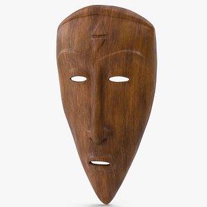 African Congo Mask 2 Wood