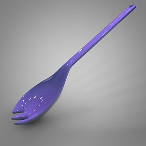 snow peak purple spork 3D model