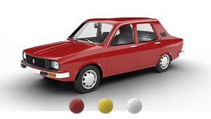 Renault 12 Berlina 1975 3D model