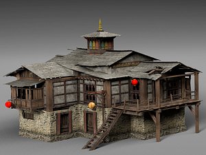 old house tibet model