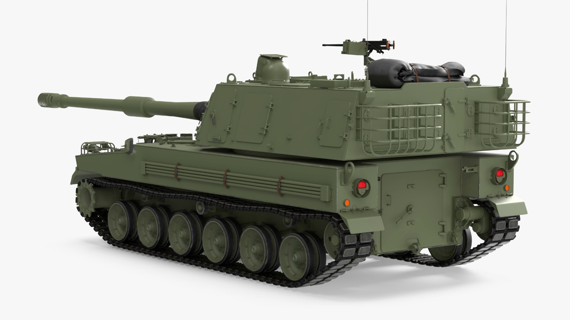 South Korean Self Propelled Howitzer 3D model preview