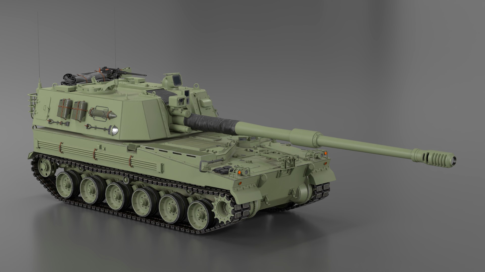 South Korean Self Propelled Howitzer 3D Model - TurboSquid 2217490
