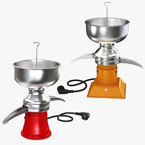 3D Milk Cream Separator Collection model
