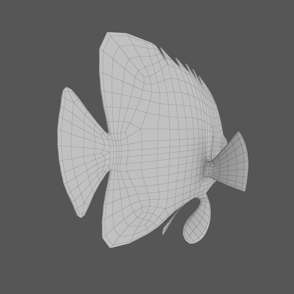 copperband butterflyfish 3d max