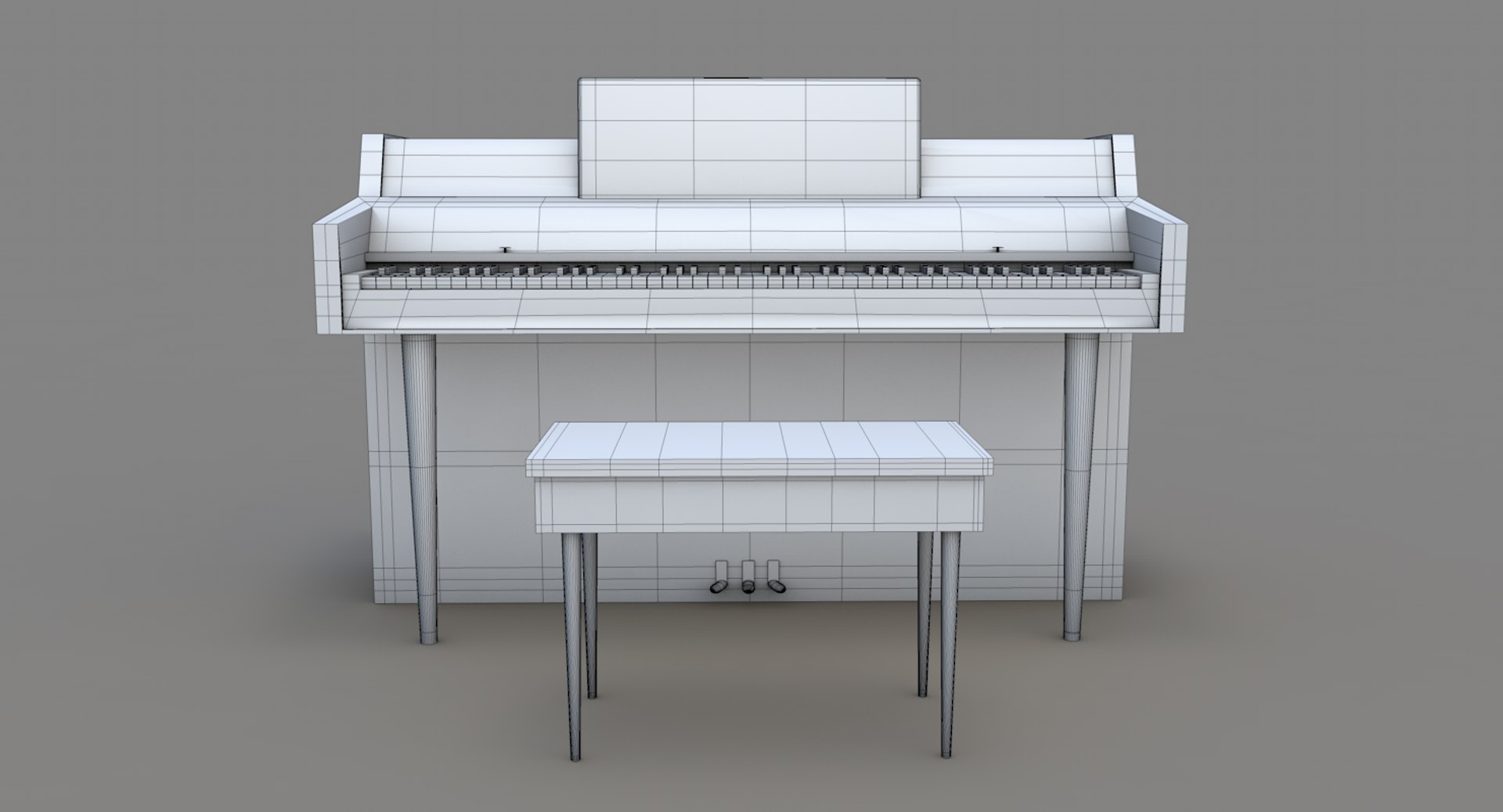 c4d classic piano