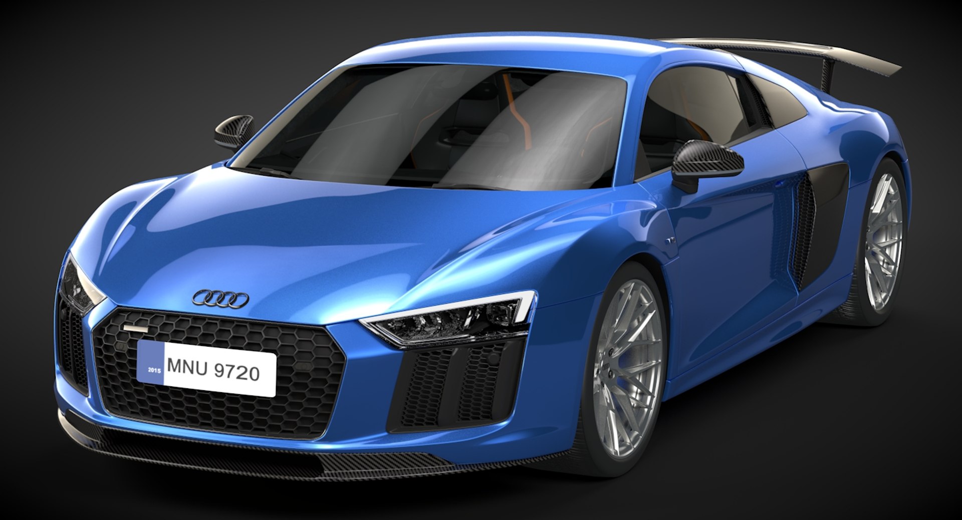 2017 Audi R8 3D Model - TurboSquid 1313959