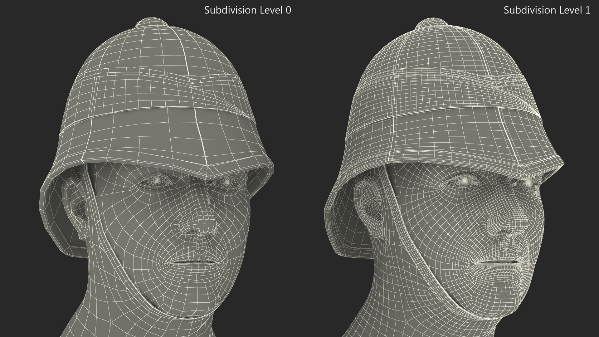 Beige Pith Helmet on Male Head 3D model https://p.turbosquid.com/ts-thumb/H9/Ze1OYL/s4/beige_pith_helmet_on_male_head_010/jpg/1750133204/1920x1080/fit_q87/73f1fb0811e03a9ec7ab6fc974308df42598fc64/beige_pith_helmet_on_male_head_010.jpg
