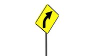 Road Sign W1-10aL