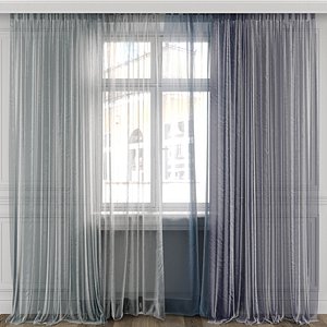 Curtain Set 491C 3D model