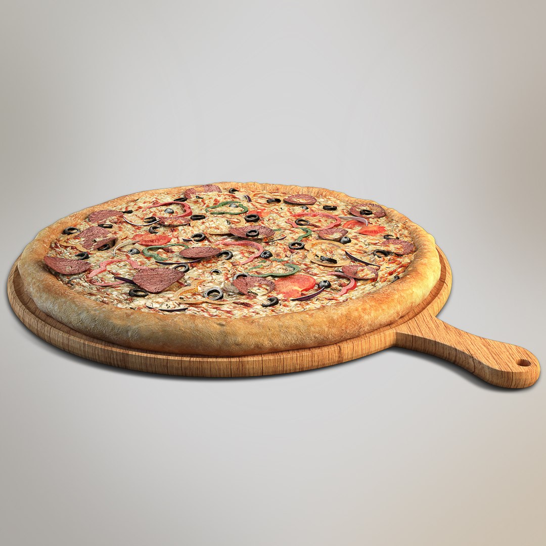 3d Pizza Model