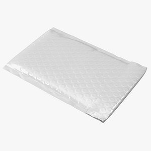 3D Thick Poly Bubble Mailer White model