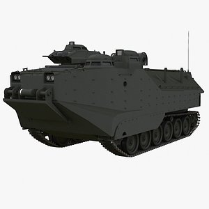 assault amphibious vehicle 3d max