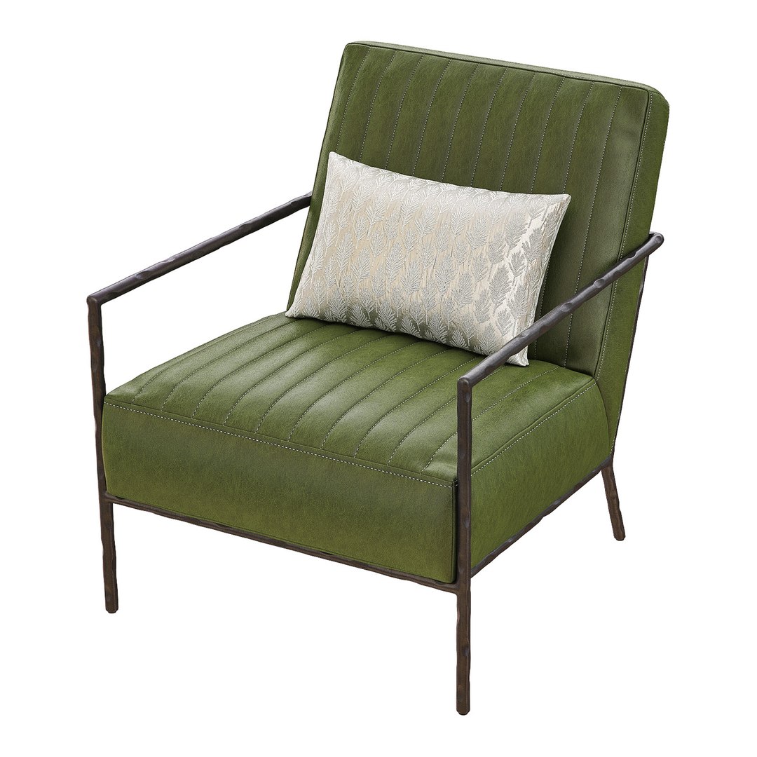 Pratt Leather Metal Frame 3D Model TurboSquid 1595859