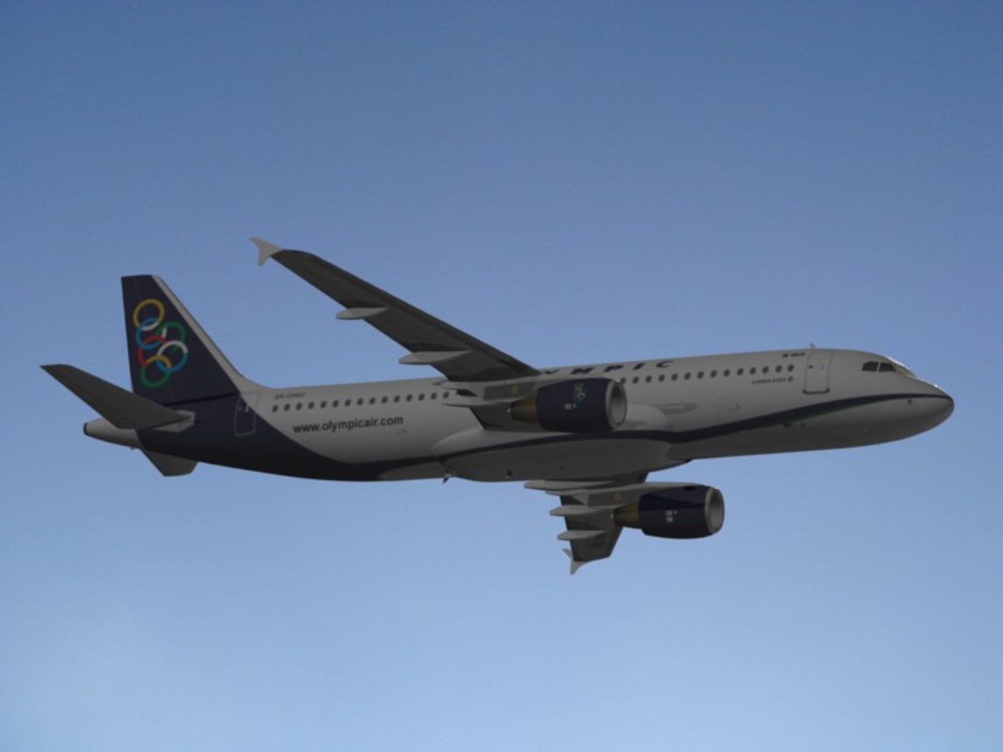 airbus a320 3d model