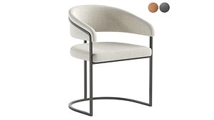 Zena Dining Chair 3D model